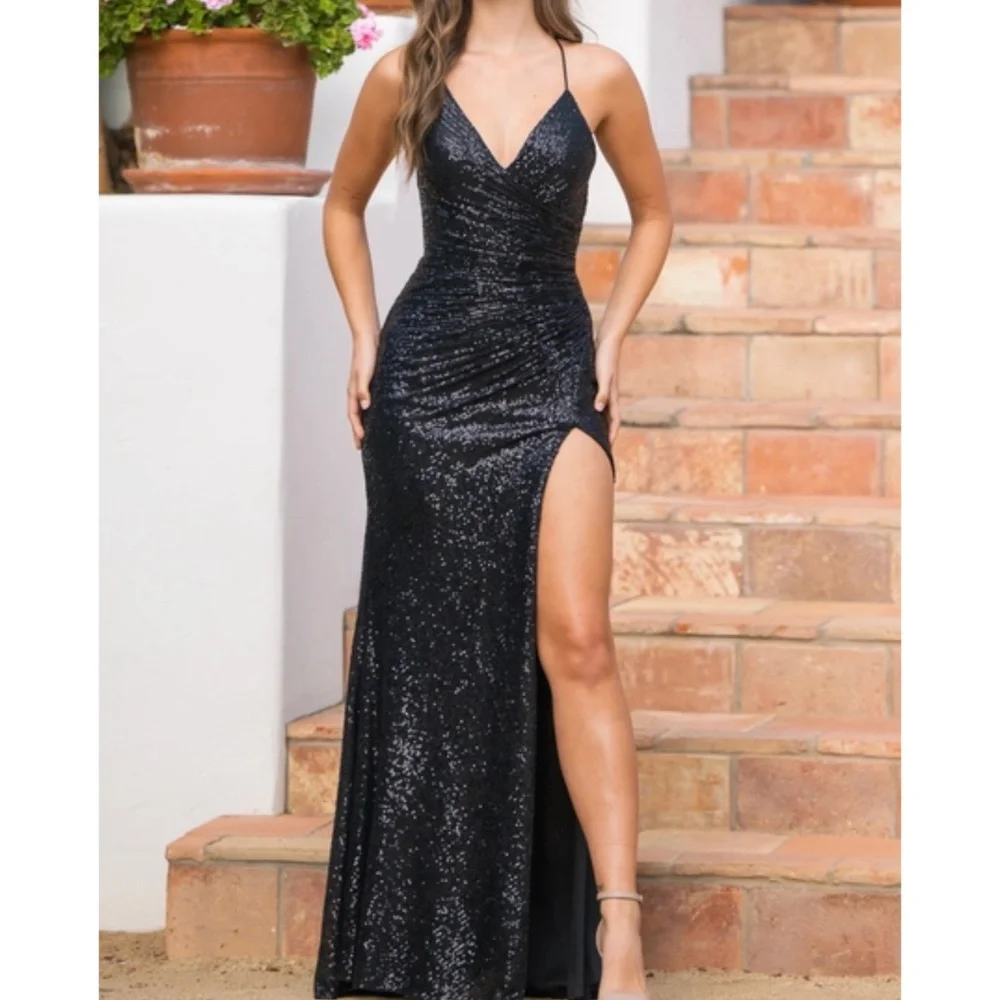 Lady Black Tie | Dresses | Lady Black Tie Prom Dress Size Xs Brand New |  Poshmark